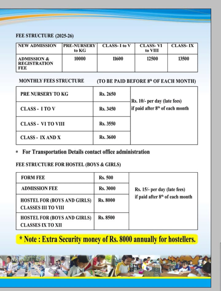 Fees Structure